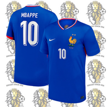Load image into Gallery viewer, Mbappe 10 France Soccer Uniform Kid’s Size