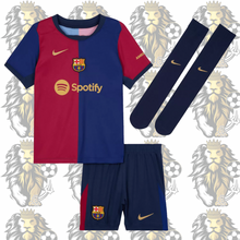 Load image into Gallery viewer, Official Barcelona Uniform 2024 - Full Set, kids size