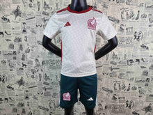 Load image into Gallery viewer, Kids Kit Mexico Team Away 2022 World Cup Soccer Jersey