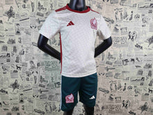 Load image into Gallery viewer, Kids Kit Mexico Team Away 2022 World Cup Soccer Jersey