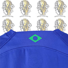 Load image into Gallery viewer, Brazil soccer uniform 2022/23 Away Blue for kids
