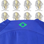 Brazil soccer uniform 2022/23 Away Blue for kids