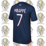 MBappé PSG Home soccer uniform 2023/24 Soccer Uniform for Kids no