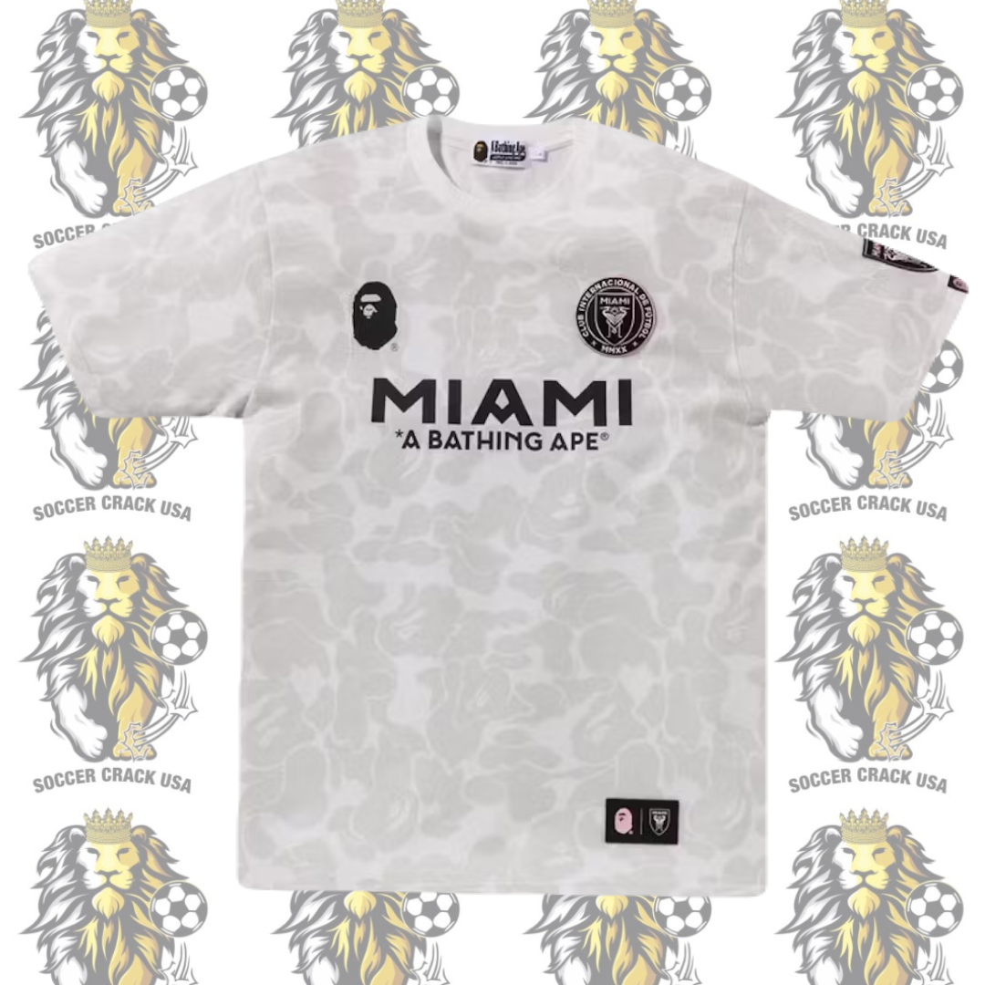 The BAPE X Inter Miami CF Jersey Grey – Soccer Crack
