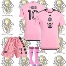 Load image into Gallery viewer, Leonel Messi 10 Miami Soccer Uniform for kids
