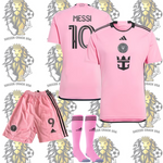 Leonel Messi 10 Miami Soccer Uniform for kids