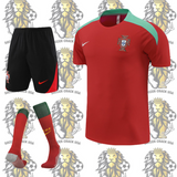 Cristiano Ronaldo Portugal soccer uniform Training Kit for Kids