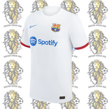 Load image into Gallery viewer, Barcelona FC 1978 Tribute Away Mini Kit for Kids
