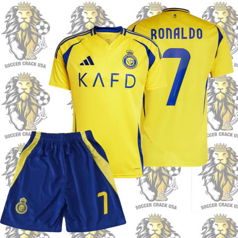 Al Nassr Ronaldo #7 Yellow Jersey – New 2025 Edition