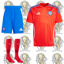 Load image into Gallery viewer, Chile national team soccer uniform 2024 kids Size
