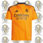 Kylian Mbappe #9 Kit Soccer Uniform for Kid’s 2024/2025 color Orange real madrid