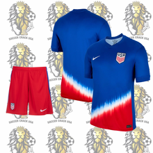 Load image into Gallery viewer, New 2024 USA Full Soccer Uniform – Official Jersey, Shorts, and Socks for kids
