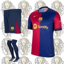 Load image into Gallery viewer, Official Barcelona Uniform 2024 - Full Set, kids size

