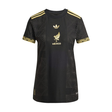 Mexico Black Gold Jersey - Womens