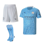 Manchester City Kid's Soccer Uniform Home 20/21