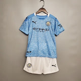 Manchester City Kid's Soccer Uniform Home 20/21