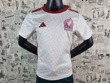 Load image into Gallery viewer, Kids Kit Mexico Team Away 2022 World Cup Soccer Jersey
