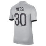 PSG Away Messi 30 Gray 22/23 for Adults