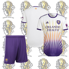 Load image into Gallery viewer, Orlando city Soccer Uniform 22/23 for kid’s
