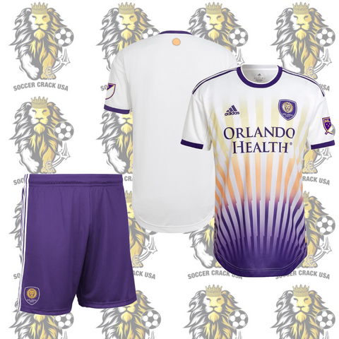 Orlando city Soccer Uniform 22/23 for kid’s