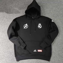 Load image into Gallery viewer, Real Madrid Avengers Marvel Hoodie Black
