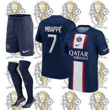 Load image into Gallery viewer, MBAPPE PSG uniform blue 22/23 for Adults
