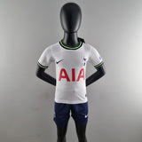 Tottenham Home Soccer kit Uniform For Kids 22/23