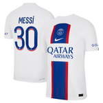 Messi P S G Third Soccer Uniform 22/23 for kid’s White