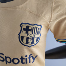 Load image into Gallery viewer, Lewandowski Barcelona Uniform Gold 22/23 for Kids
