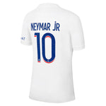 Neymar Jr Paris Saint Germain Soccer Uniform 22/23 For kid’s white