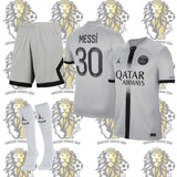 PSG Away Messi 30 Gray 22/23 for Adults